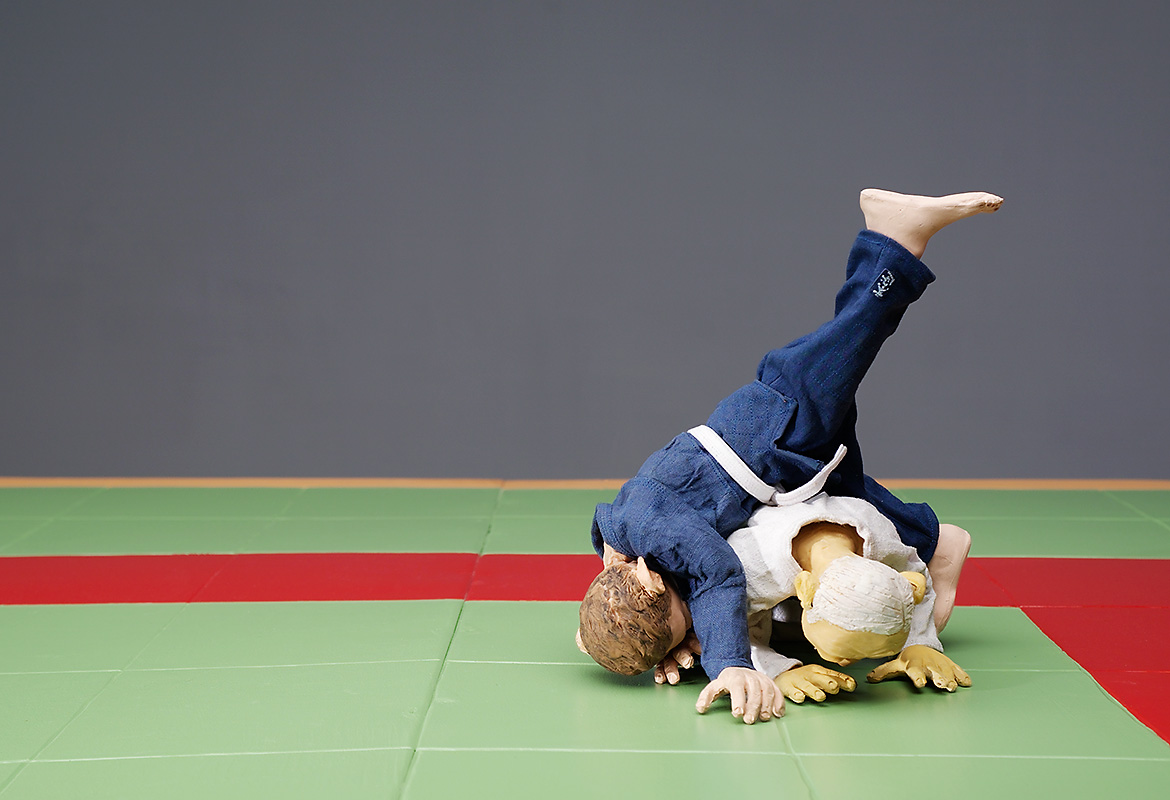 Mae-Ukemi mit Partner